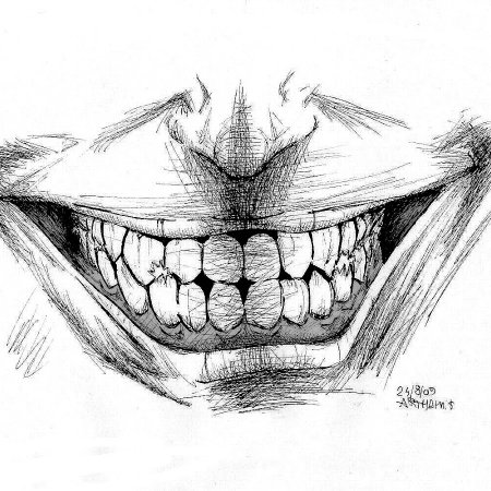 Острые зубы Наброски