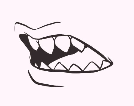 Зубы сбоку референс