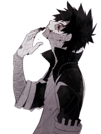 Аниме моя геройская Академия Dabi