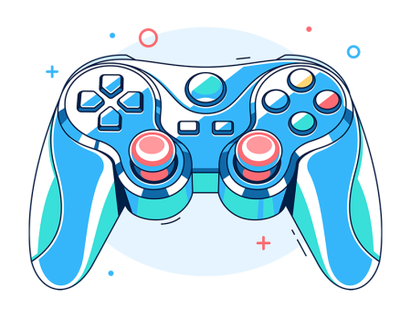 Gamepad ps4 Illustrator