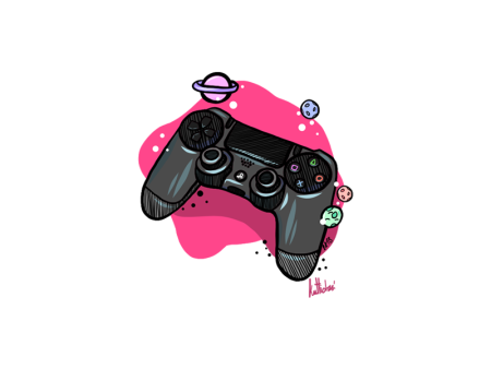 Геймпад ps4 Illustrator