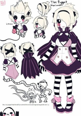 Lulu 999 FNAF марионетка