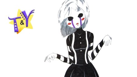 Марионетка ФНАФ рисунок