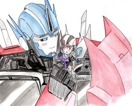 Оптимус Прайм и Старскрим