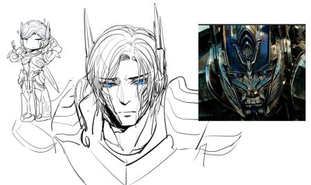 Оптимус Прайм хуманизация