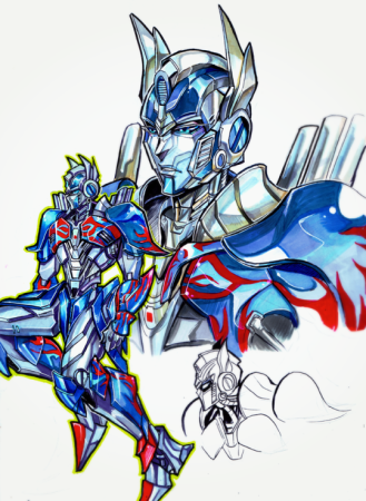 Квинтесса и Оптимус Прайм любовь