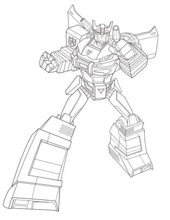 Трансформеры Киберверс раскраска