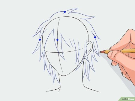 Этапы рисования манги