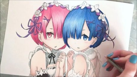 Рам Ре Зеро для срисовки