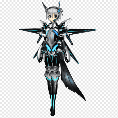 Нарисованные доспехи аниме