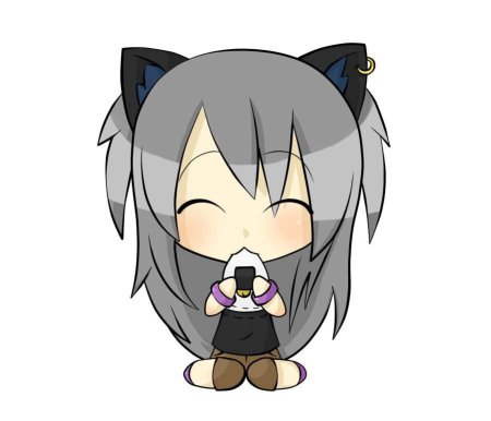 Айла аниме Чиби