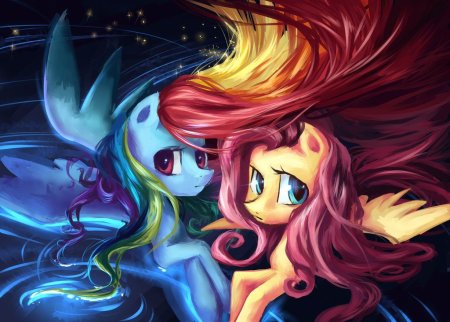 Радуга Дэш человек арт