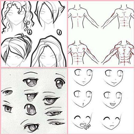 Обучалка рисовать аниме