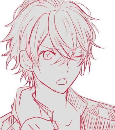 Аято Сакамаки для срисовки