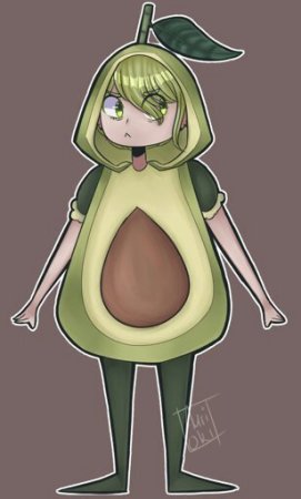 Рисунки авокадо аниме (41 фото)