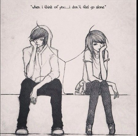 Парень и девушка друзья рисунок