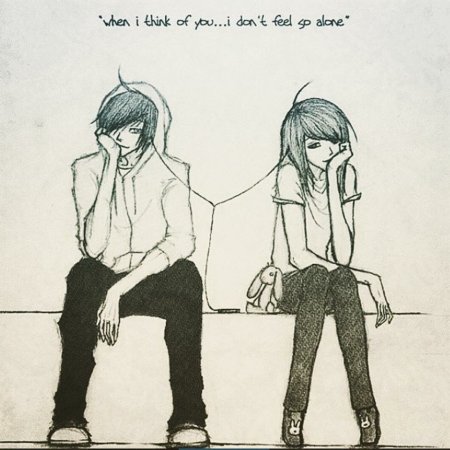 Рисунки мальчика и девочки вместе