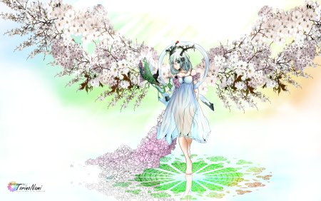 Аниме в образе весны