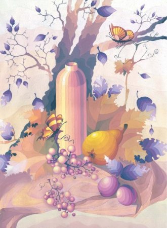 Декоративная живопись акварелью