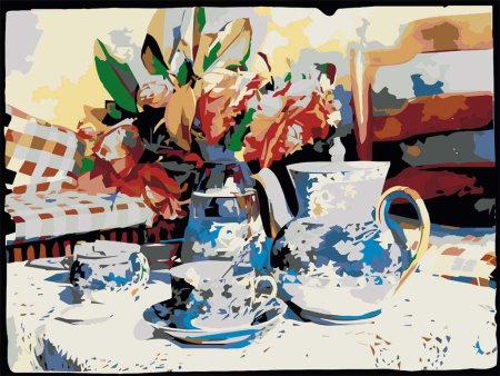 Картина по номерам "натюрморт"