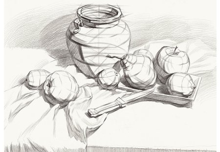 Натюрморт рисунок