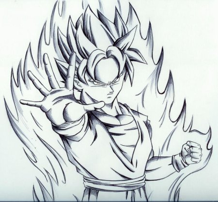 Сон Гоку для срисовки