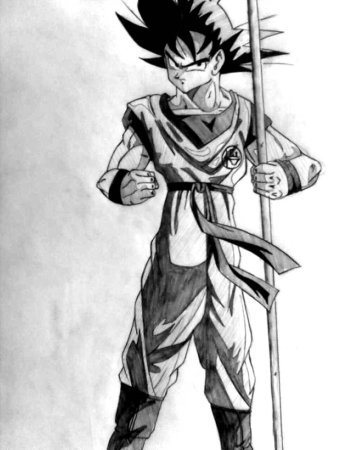 Гоку карандашом сила