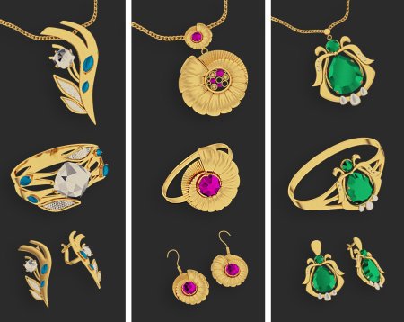 Эскизы ювелирных изделий