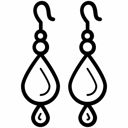 Серьги контур