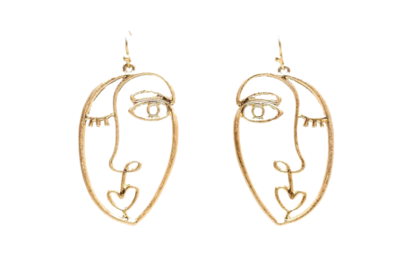 Серьги карандашом