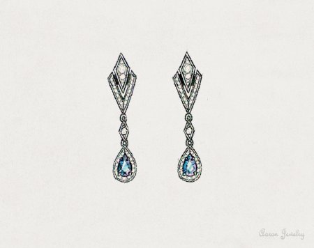 Серьги эскиз