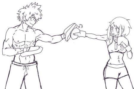 Аниме драка бокс