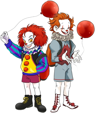 Клоун ПЕННИВАЙЗ 2017 арт и девушка