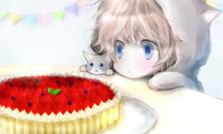 Аниме кот