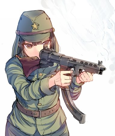 Аниме военные девушки