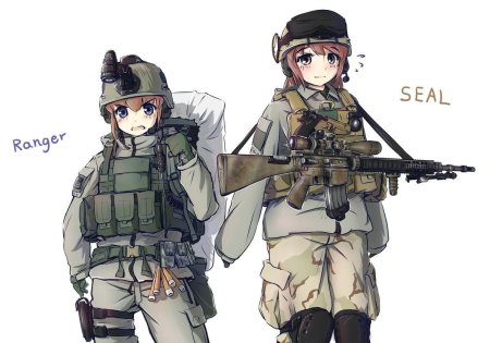 Американский солдат аниме
