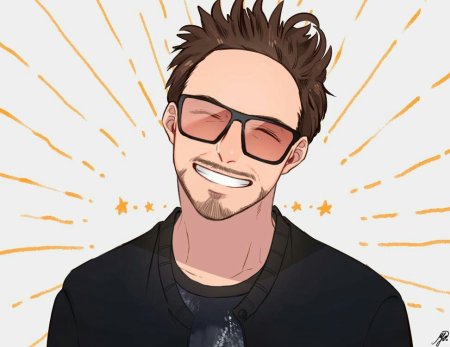 Тони Старк фан арт