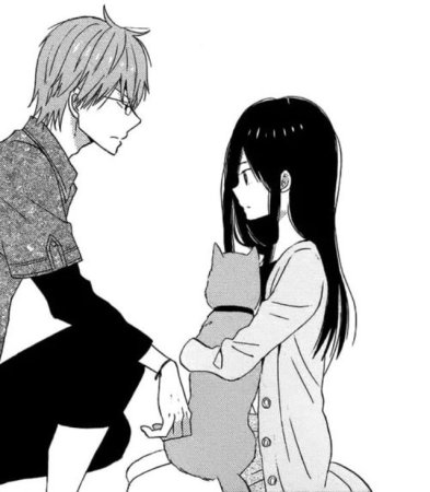 Аниме пары чб