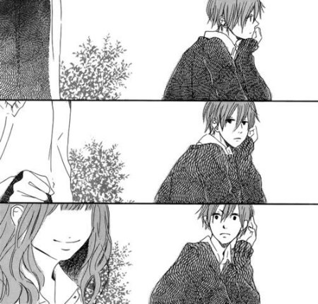 Аниме парень ревнует девушку