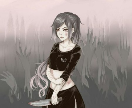 Депрессивные аниме арты с надписями