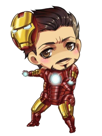 Тони Старк Чиби арт