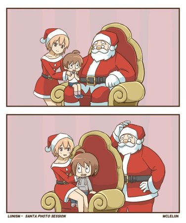 Санта мемы
