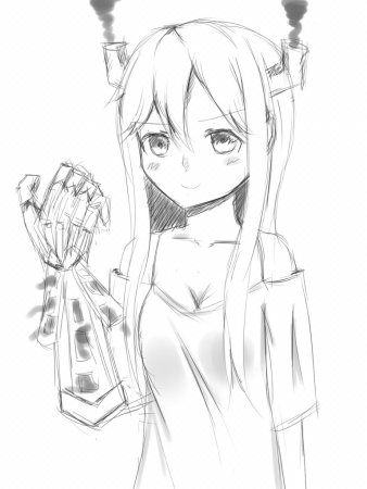 Аниме Наброски карандашом