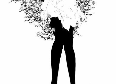 Иллюстрации в черно белых тонах