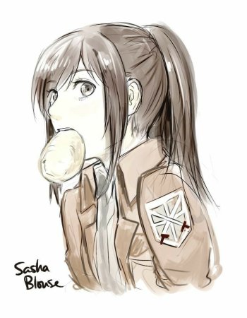 Саша Блауз атака титанов