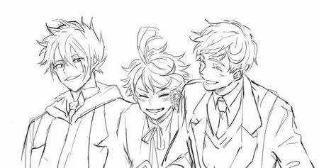 Рей аниме обещанный Неверленд