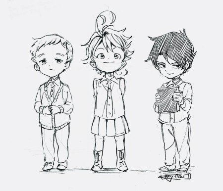 Аниме обещанный Неверленд