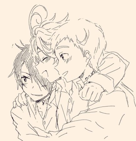 Норман из обещанный Неверленд Манга