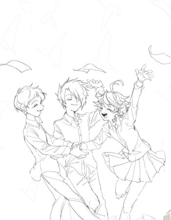 Обещанный Неверленд раскраска