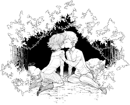 Обещанный Неверлэнд Манга Эмма